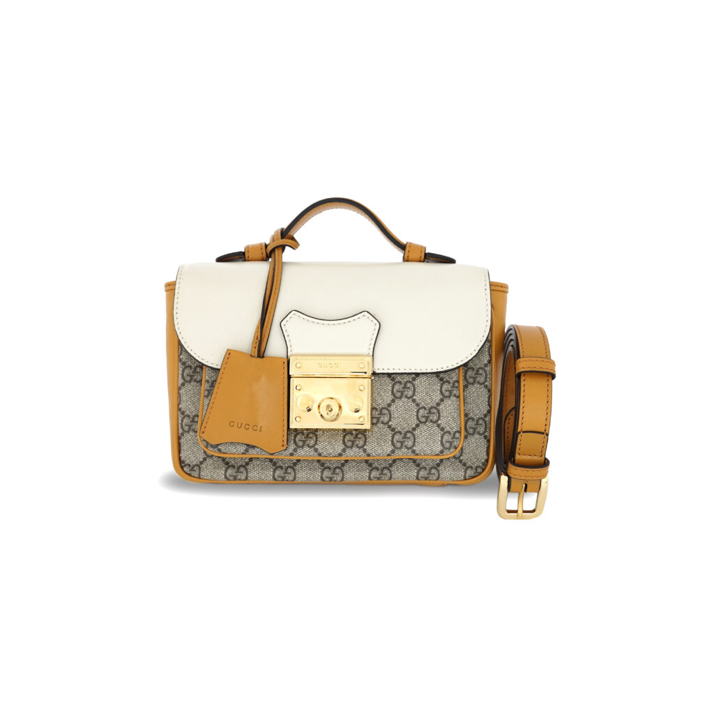 Gucci Padlock GG Supreme Ivory Saffran GHW