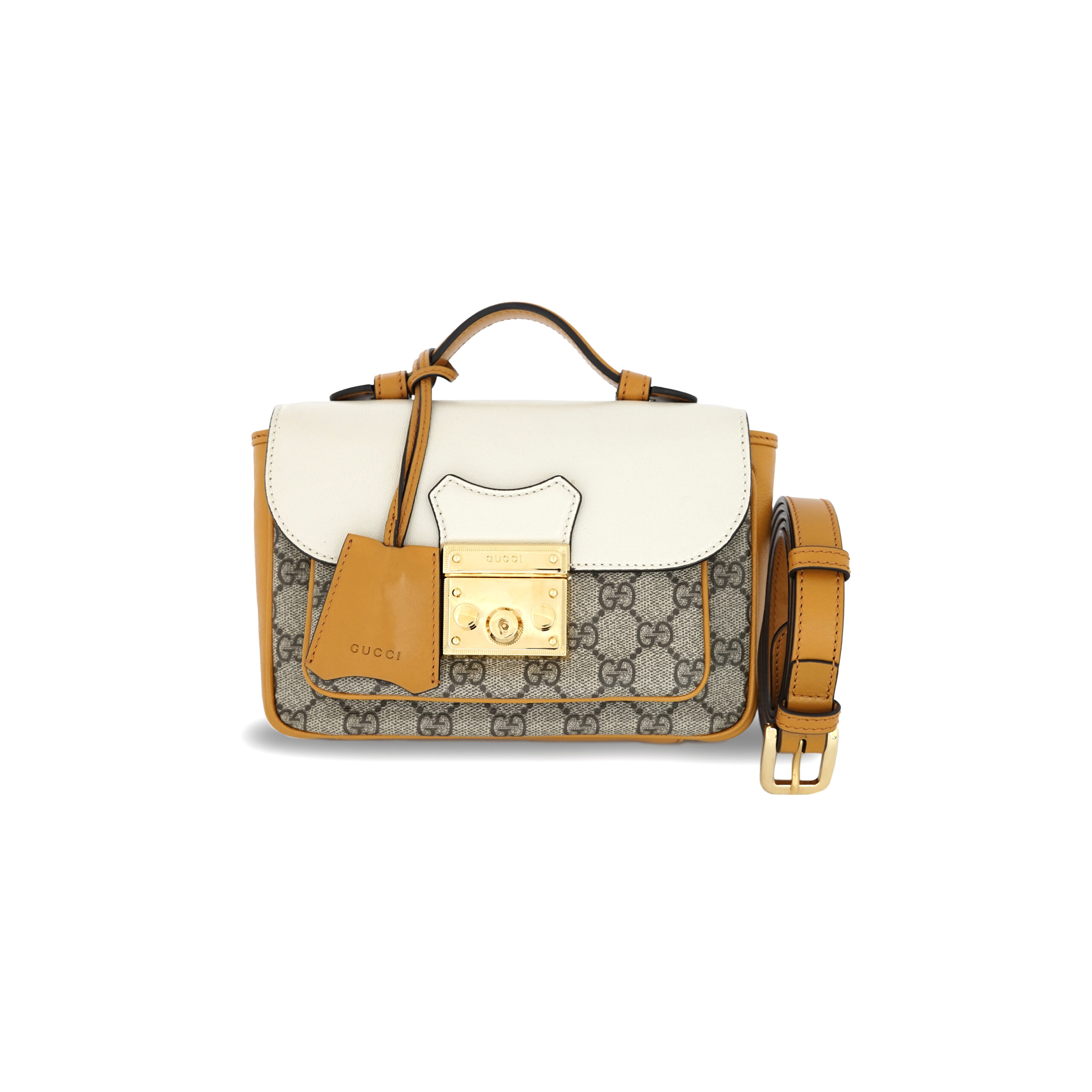 Gucci Padlock GG Supreme Ivory Saffran GHW