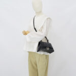 Balenciaga Hourglass Small Smooth Black SHW