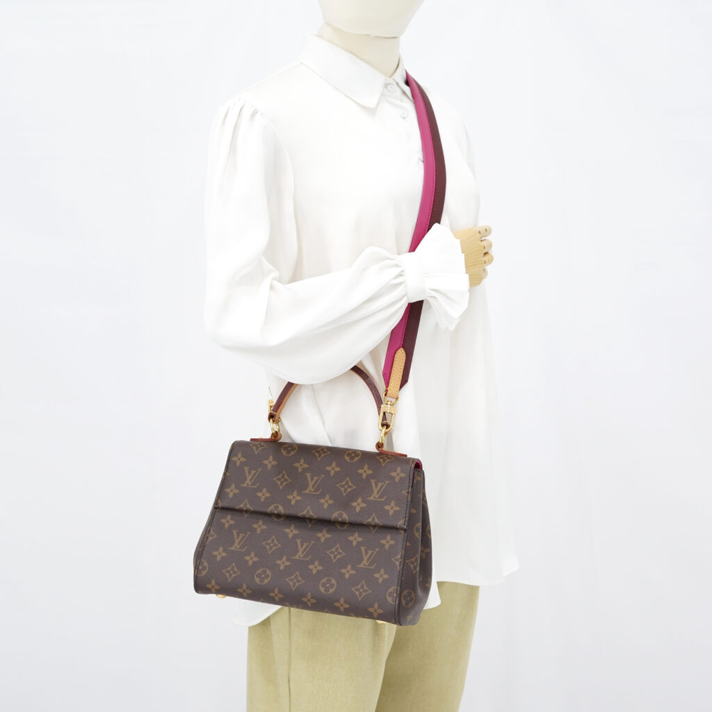 Louis Vuitton Cluny BB Monogram Bordeaux Fuchsia GHW