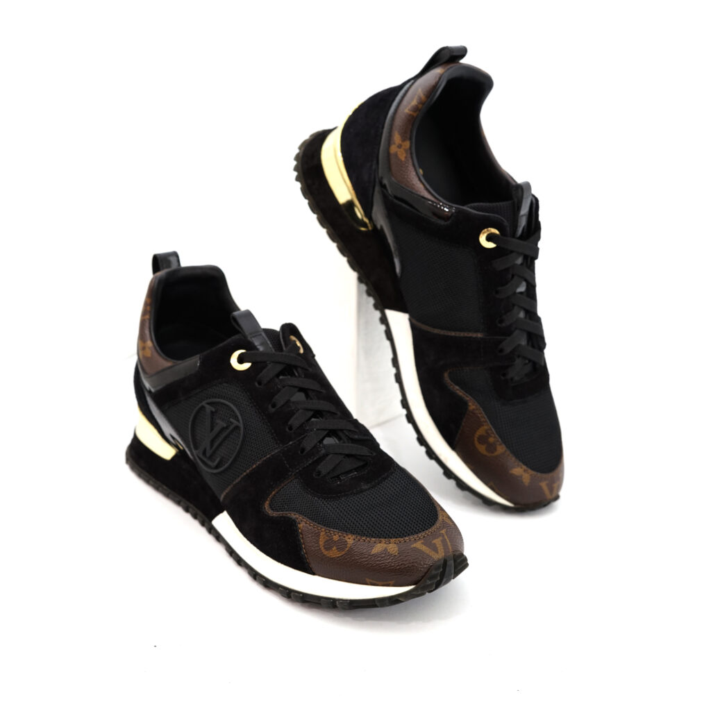 Louis Vuitton Runaway Sneaker Monogram Mesh Suede Noir