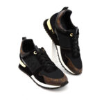 Louis Vuitton Runaway Sneaker Monogram Mesh Suede Noir