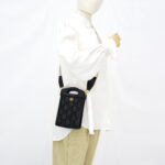 Gucci GG Matelasse Top Handle Leather GG Black GHW