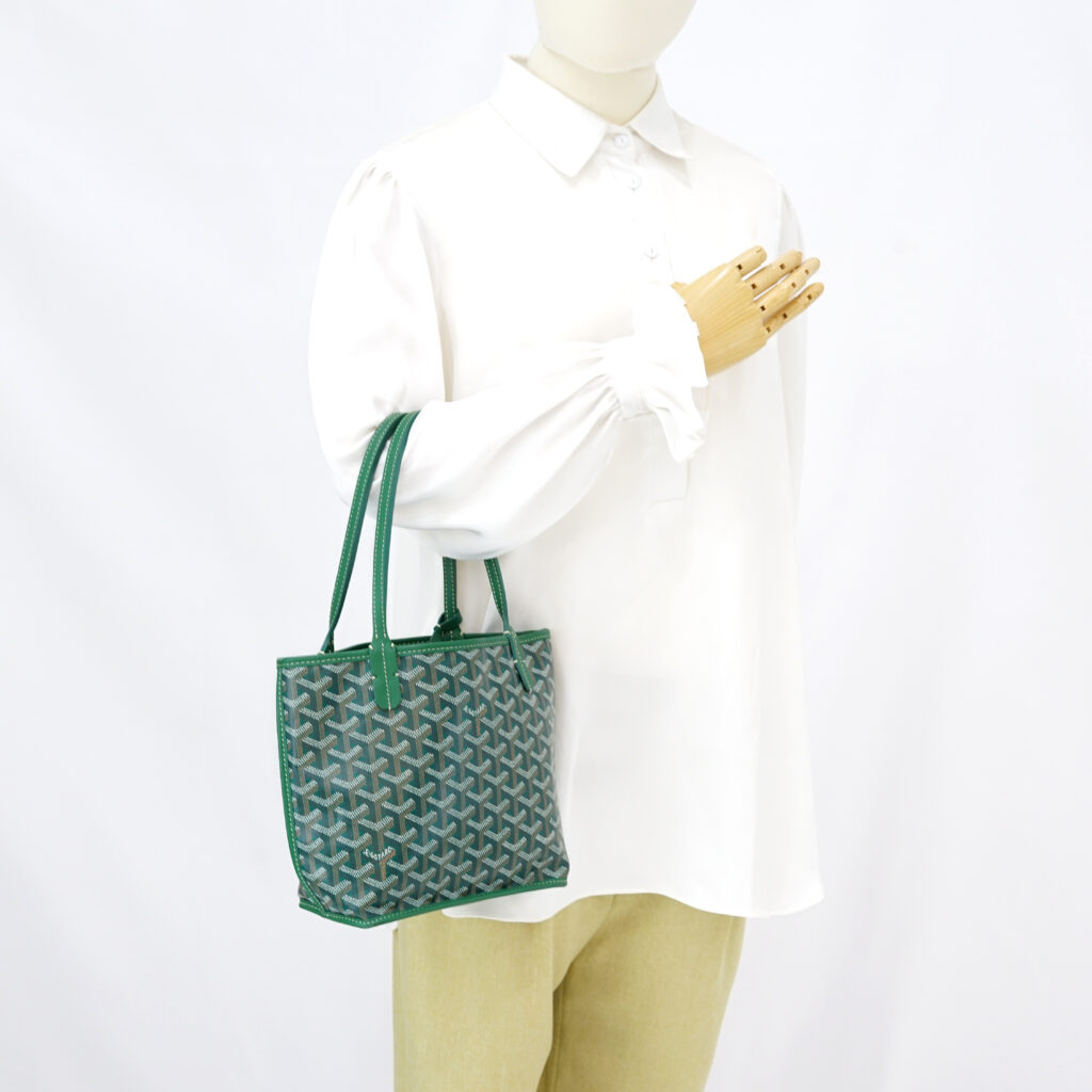 Goyard Mini Anjou Goyardine Vert