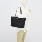 Chanel Shopping Tote Bag Cavier Black GHW
