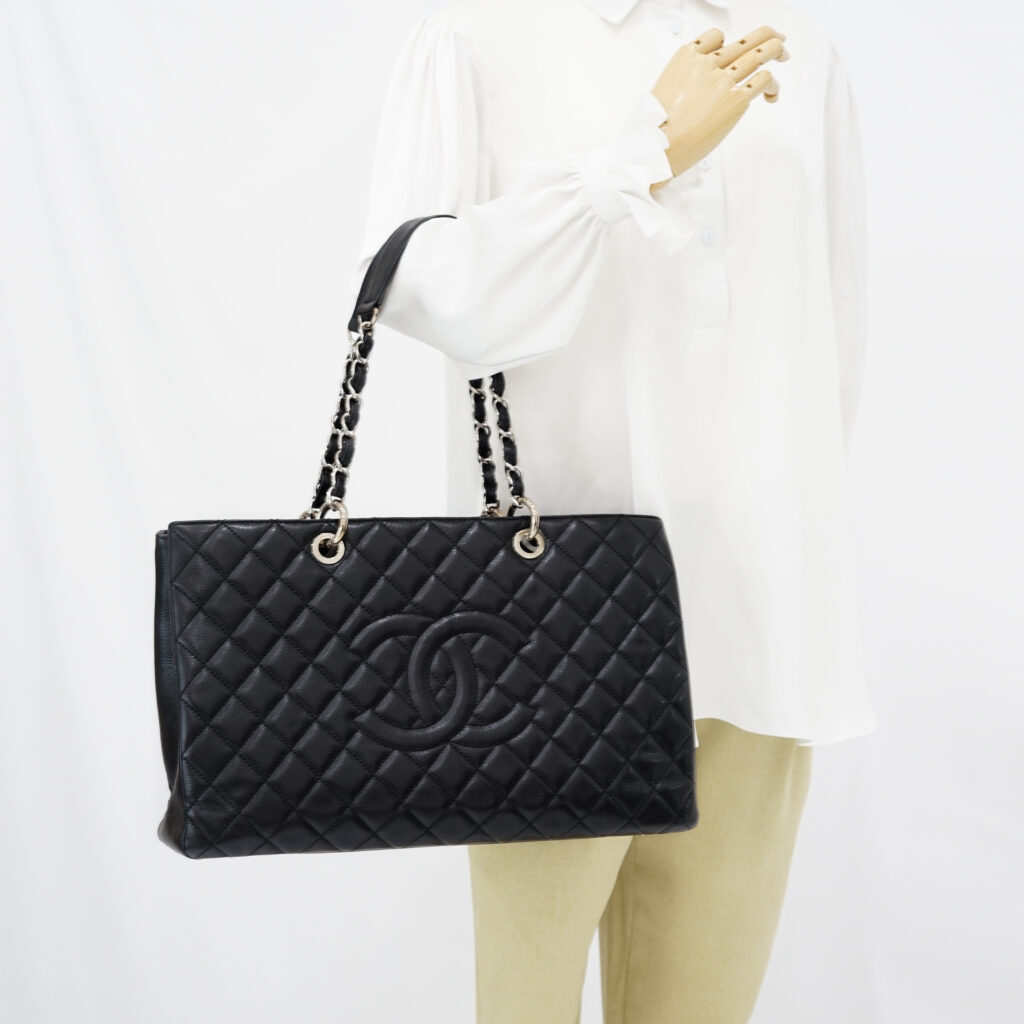 Chanel GST XL Caviar Black SHW