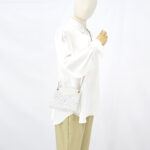 Goyard Rouette Structure Mini Goyardine Blanc SHW