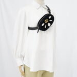 Gucci Marmont Belt Bag Giant Crystal Velvet Black GHW