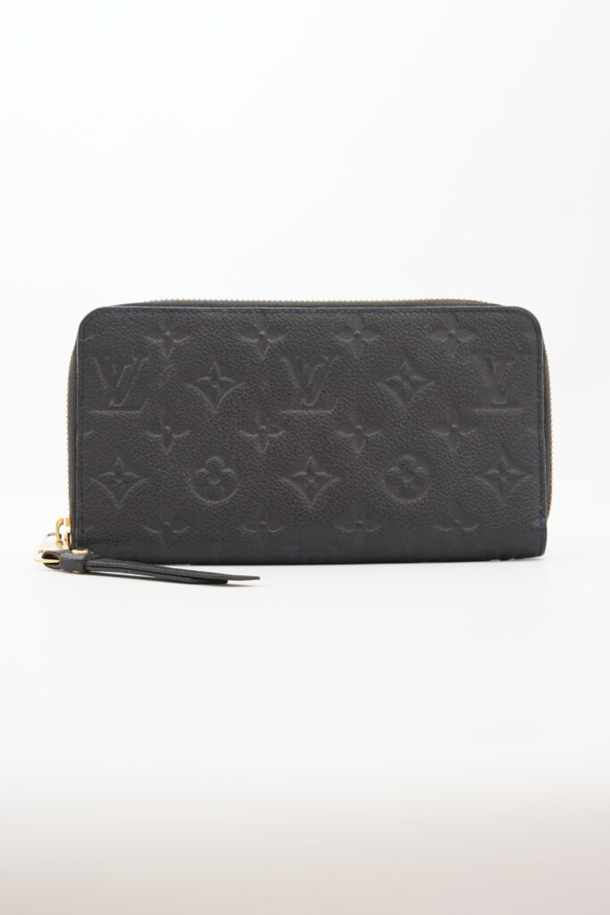Louis Vuitton Zippy Wallet Monogram Empriente Black GHW