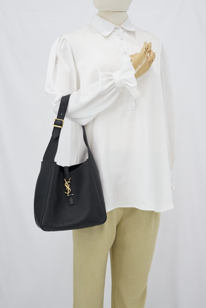 Saint Laurent LE 5 A 7 BEA Grained Leather Black GHW