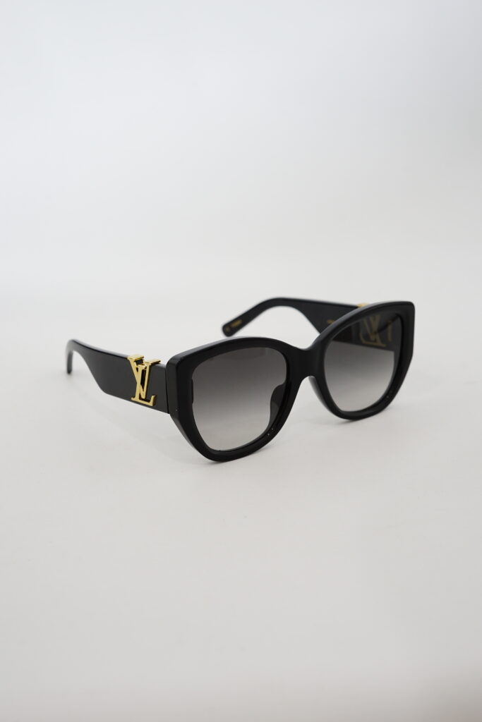 Louis Vuitton Sunglasses Icon Cat Eye Z1733E Black GHW