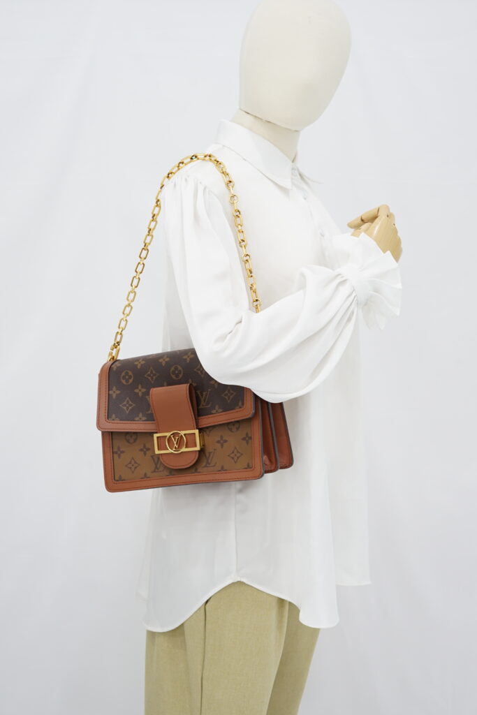 Louis Vuitton Dauphine MM Monogram Reverse GHW
