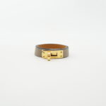 Hermes Bracelets Double Tour Kelly Etoupe GHW