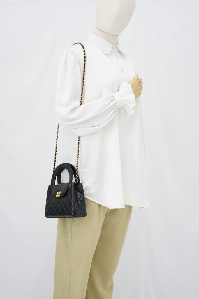 Chanel Mini Kelly Black GHW