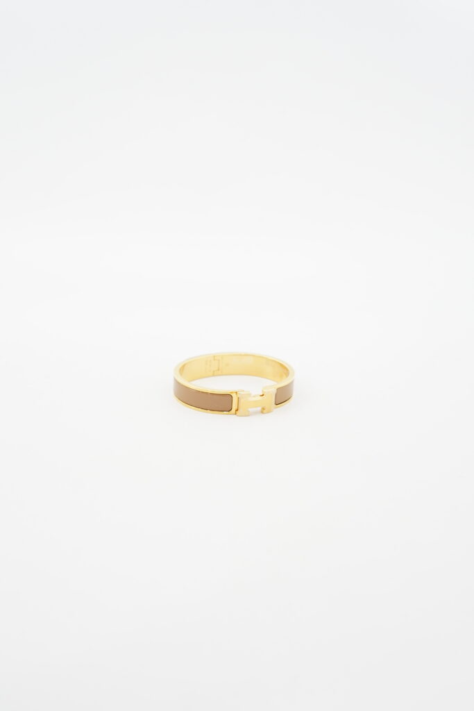 Hermes Clic H Chataigne GHW