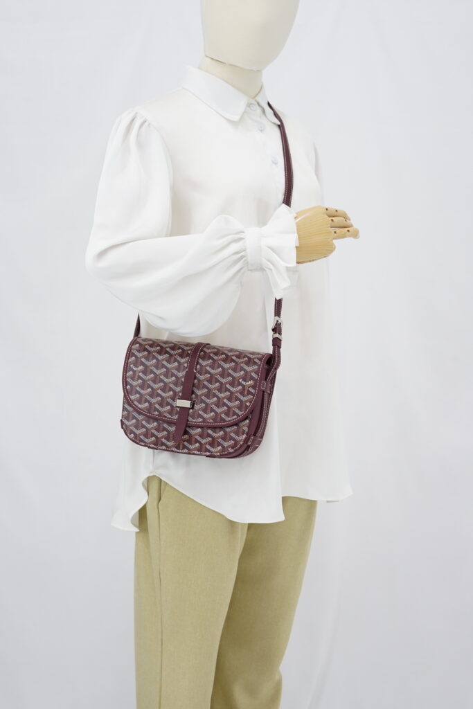 Goyard Belvedere PM Goyardine Maroon SHW