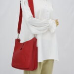 Hermes Evelyne PM 29 Clemence Rouge Casaque PHW