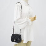 Chanel Mini Classic Flap Lambskin Black SHW