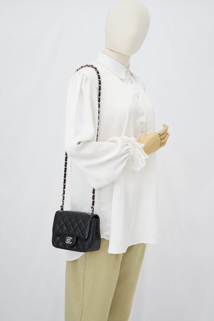 Chanel Mini Classic Flap Lambskin Black SHW