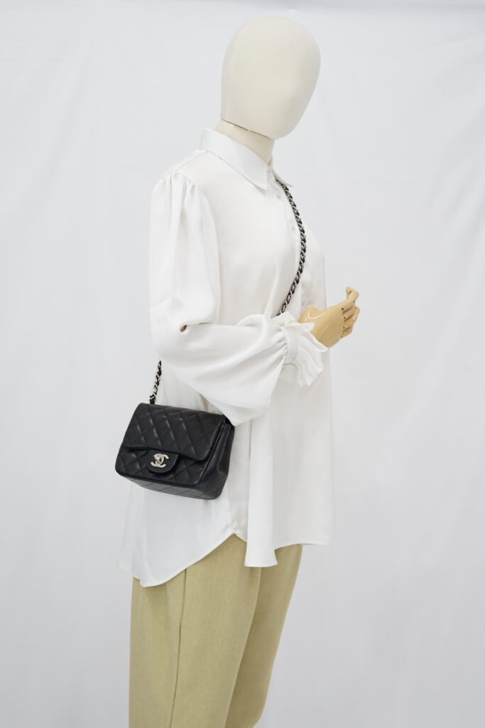 Chanel Mini Classic Flap Lambskin Black SHW