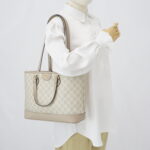Gucci Ophidia Tote Bag GG Supreme Beige GHW