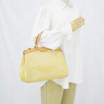 Louis Vuitton Brea MM Vernis Yellow GHW