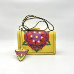 Loewe Barcelona Flap Yellow Floral Red GHW