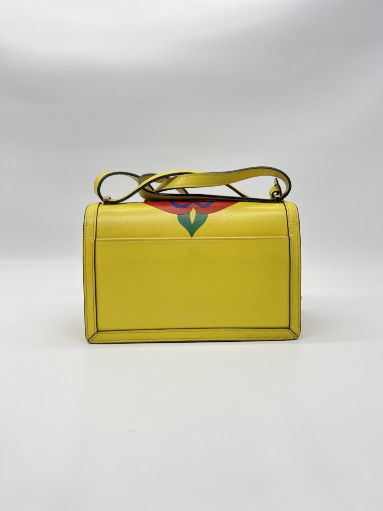 Loewe Barcelona Flap Yellow Floral Red GHW
