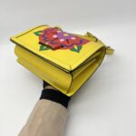 Loewe Barcelona Flap Yellow Floral Red GHW