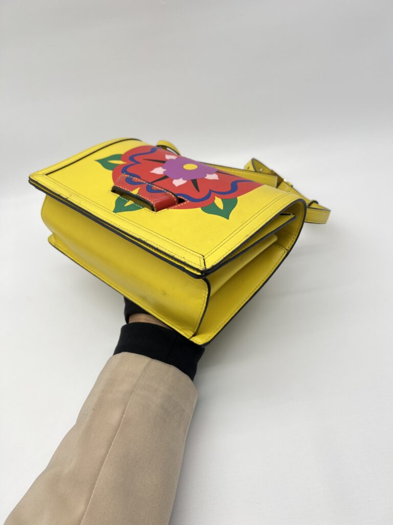 Loewe Barcelona Flap Yellow Floral Red GHW