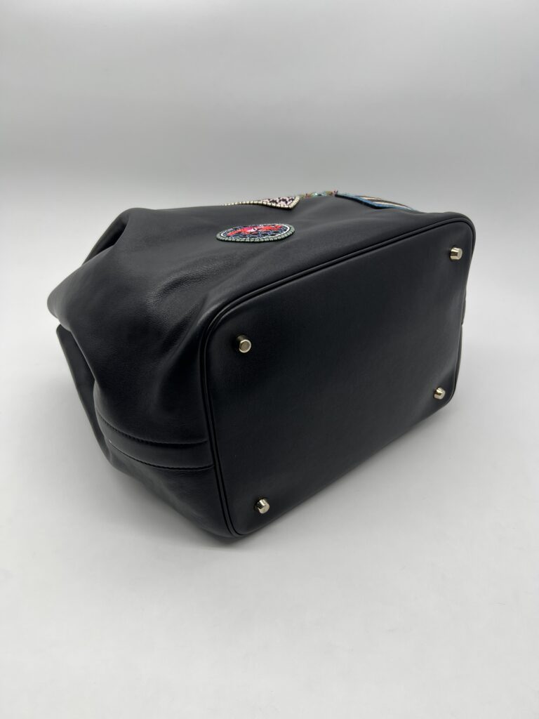 Dior Diorific Bucket Bag Patch Black GHW