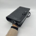 Chanel Boy 28 Vernis Black SHW