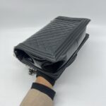 Chanel Boy 28 Vernis Black SHW