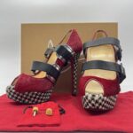Christian Louboutin Bikiki 140 Pony Red Black