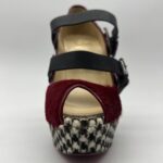 Christian Louboutin Bikiki 140 Pony Red Black