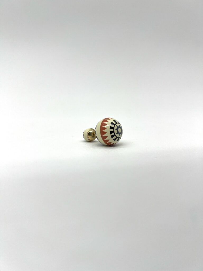 Dior Tribales Earings Black Orange GHW