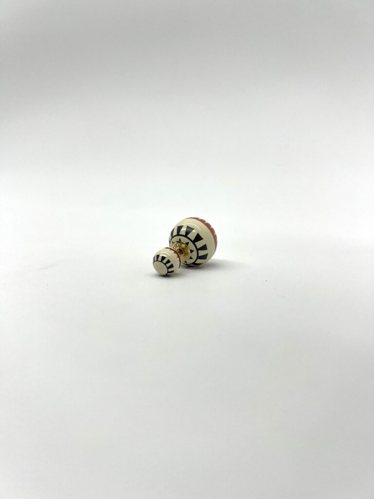 Dior Tribales Earings Black Orange GHW