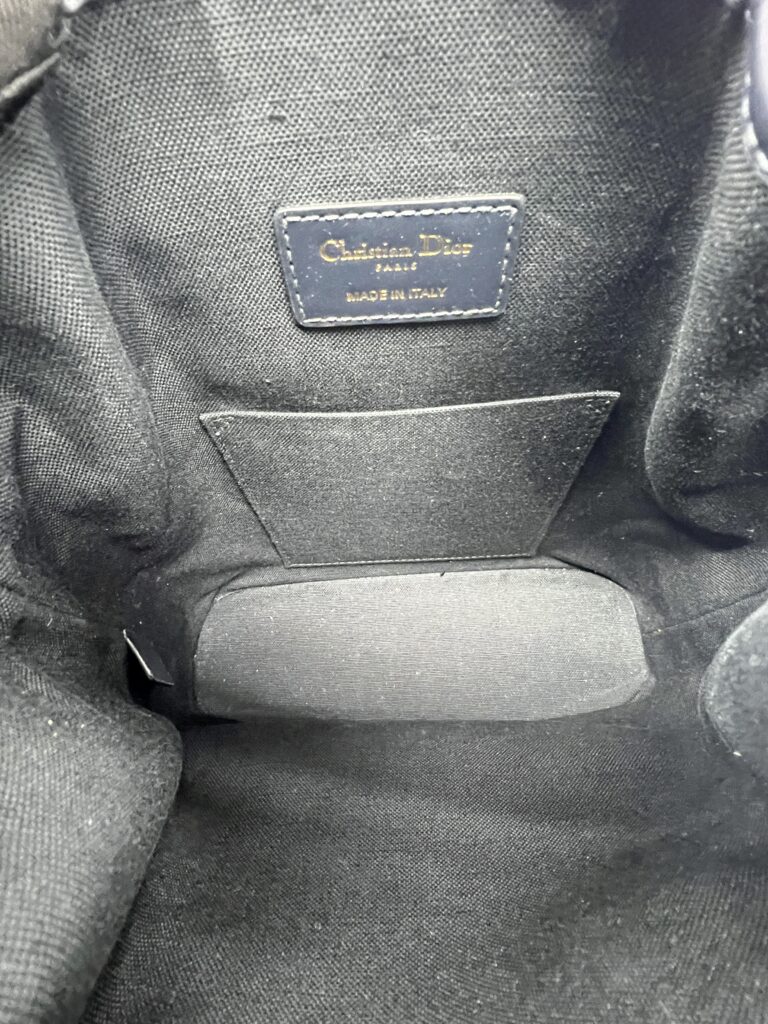 Dior Medium C'est Bag Canvas Oblique Navy GHW
