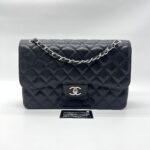 Chanel Classic Jumbo D Flap Caviar Black GHW