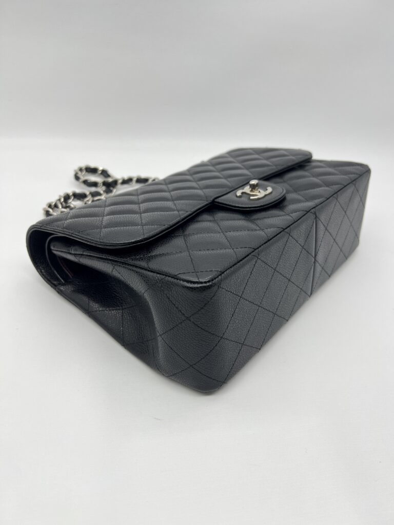 Chanel Classic Jumbo D Flap Caviar Black GHW