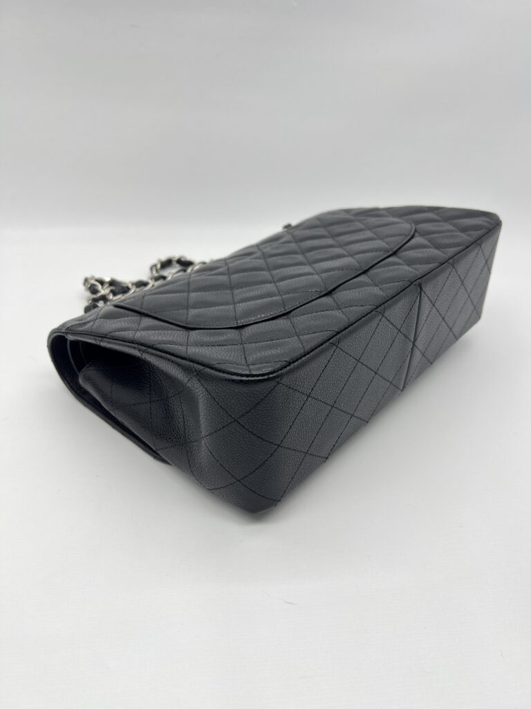Chanel Classic Jumbo D Flap Caviar Black GHW