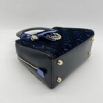 Dior Lily Bowling Black Blue Velvet GHW