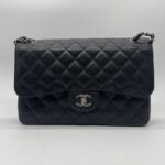 Chanel Jumbo Classic D Flap Caviar Black SHW