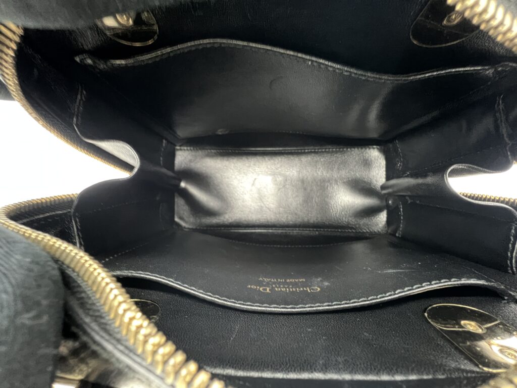Dior Lily Bowling Black Blue Velvet GHW