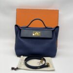 Hermes 24/24 29 Maurice Blue Saphir GHW