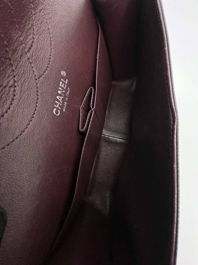 Chanel Jumbo Classic D Flap Caviar Black SHW