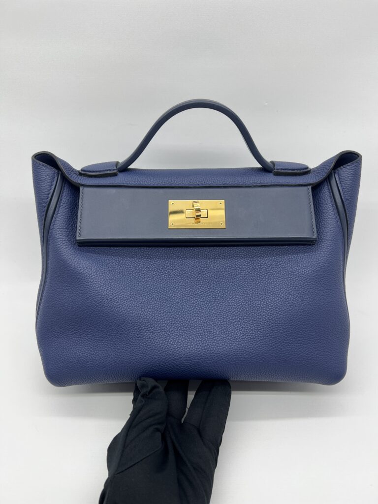 Hermes 24/24 29 Maurice Blue Saphir GHW