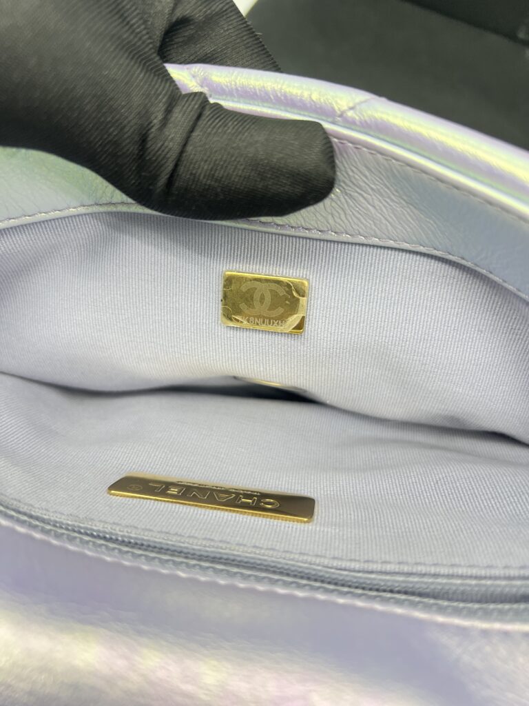 Chanel C19 Small Lambskin Iridescente RHW