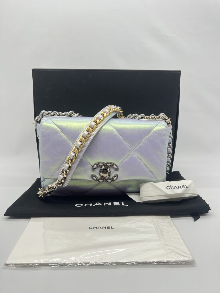 Chanel C19 Small Lambskin Iridescente RHW