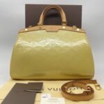 Louis Vuitton Brea MM Vernis Yellow GHW
